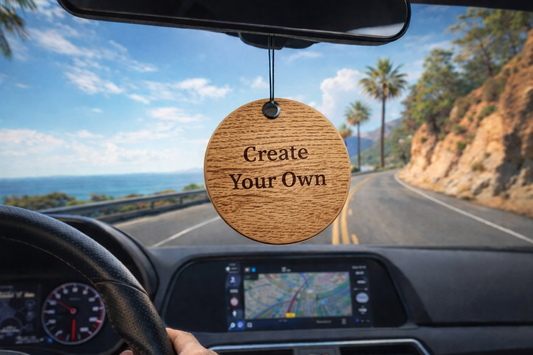 TrackScents Custom Build – Hanging Wood Air Freshener